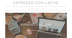 Desktop Screenshot of espressoconleche.com