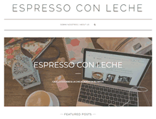 Tablet Screenshot of espressoconleche.com